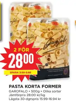 Willys PASTA KORTA FORMER erbjuda