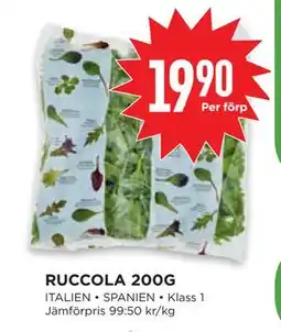 Willys RUCCOLA 200G erbjuda