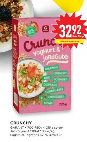 Willys Hemma CRUNCHY erbjuda