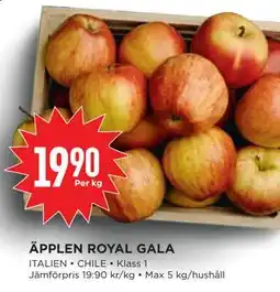 Willys Hemma ÄPPLEN ROYAL GALA erbjuda