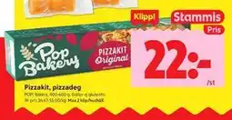 ICA Kvantum Pizzakit, pizzadeg, Medlemspris erbjuda