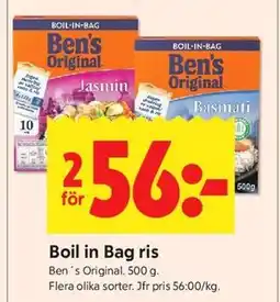 ICA Kvantum Boil in Bag ris erbjuda