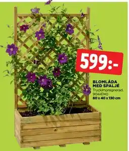 Jem&Fix BLOMLÅDA MED SPALJÉ erbjuda