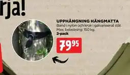 Jem&Fix UPPHÄNGNING HÄNGMATTA erbjuda