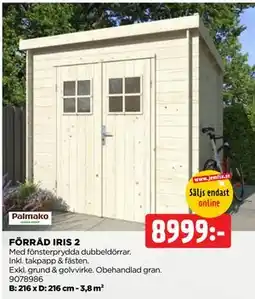 Jem&Fix FÖRRÅD IRIS 2 erbjuda