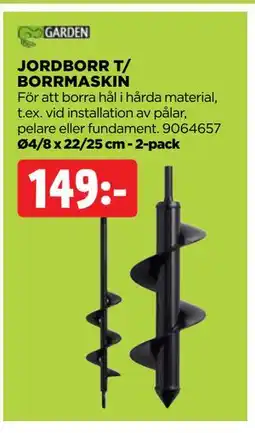 Jem&Fix JORDBORR T/ BORRMASKIN erbjuda