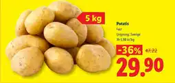 Lidl Potatis erbjuda