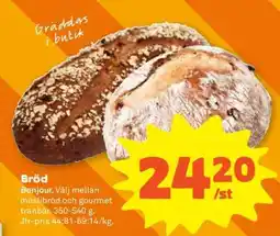 Coop BRÖD erbjuda