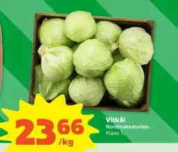 Coop Vitkål erbjuda