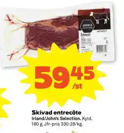 Coop Skivad entrecôte erbjuda