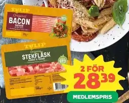 Coop Tulip Original Bacon & Stekfläsk erbjuda