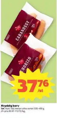 Coop Kryddig Korv erbjuda