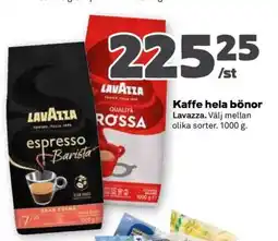 Coop Kaffe hela bönor Lavazza erbjuda