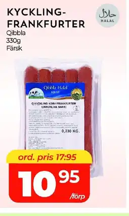 Matrix Butikerna Qibbla Kyckling- frankfurter erbjuda
