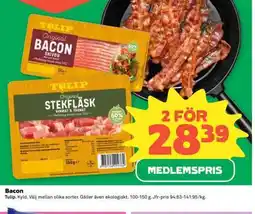 Coop Tulip Bacon erbjuda