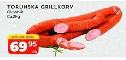 Matrix Butikerna Olewnik Torunska grillkorv erbjuda