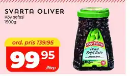 Matrix Butikerna Köy sefasi Svarta oliver erbjuda