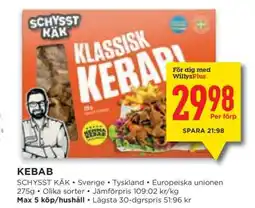 Willys KEBAB erbjuda