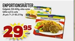 Din Mat Dafgårds Enportionsrätter erbjuda