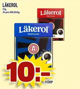 Din Mat Läkerol erbjuda