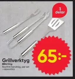DollarStore Grillverktyg BBQ King erbjuda