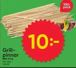 DollarStore Grill- pinnar BBQ King erbjuda