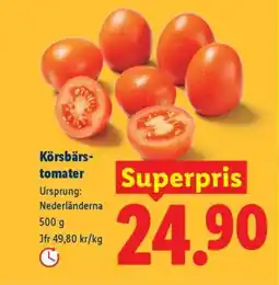 Lidl Körsbärstomater erbjuda