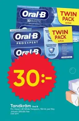 DollarStore Tandkräm Oral B erbjuda