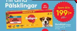 DollarStore Hundmat Pedigree erbjuda