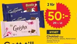 DollarStore Choklad Fazer erbjuda