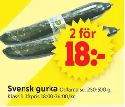ICA Supermarket Svensk gurka erbjuda