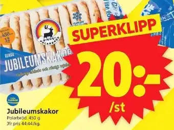 Polarbröd Jubileumskakor