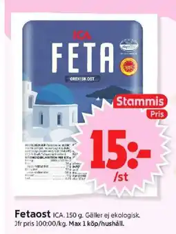 ICA Supermarket ICA Fetaost erbjuda