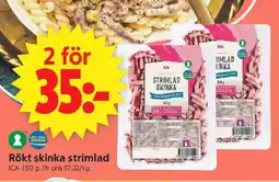 ICA Supermarket ICA Rökt skinka strimlad erbjuda