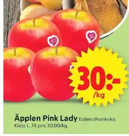 ICA Supermarket Äpplen Pink Lady erbjuda