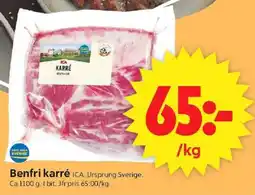 ICA Supermarket ICA Benfri karré erbjuda
