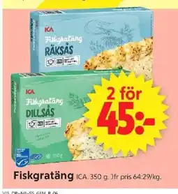 ICA Supermarket ICA Fiskgratäng erbjuda