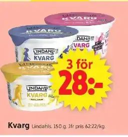 ICA Supermarket Lindahls Kvarg erbjuda