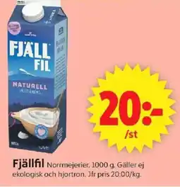 ICA Supermarket Norrmejerier Fjällfil erbjuda