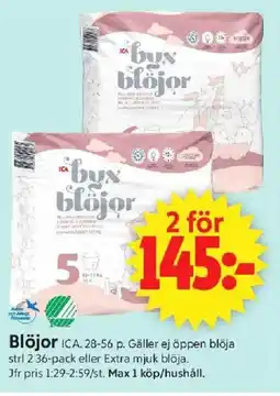 ICA Supermarket ICA Blöjor erbjuda
