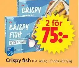 ICA Supermarket ICA Crispy fish erbjuda
