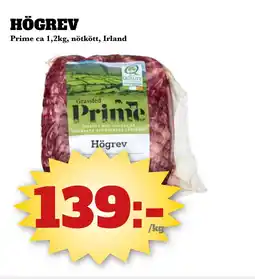 Bonum Matmarknad Prime Högrev erbjuda