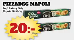 Bonum Matmarknad Pop Bakery Pizzadeg napoli erbjuda