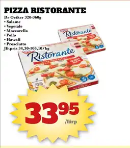 Bonum Matmarknad Dr. Oetker Pizza ristorante erbjuda