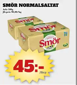 Bonum Matmarknad Arla Smör normalsaltat erbjuda