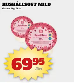 Bonum Matmarknad Garant Hushållsost mild erbjuda