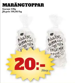 Bonum Matmarknad Garant Marängtoppar erbjuda
