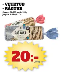 Bonum Matmarknad Garant Vetetub • rågtub erbjuda