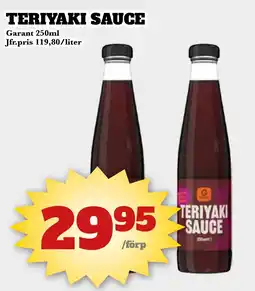Bonum Matmarknad Garant Teriyaki sauce erbjuda