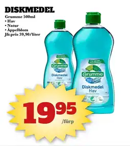 Bonum Matmarknad Grumme Diskmedel erbjuda